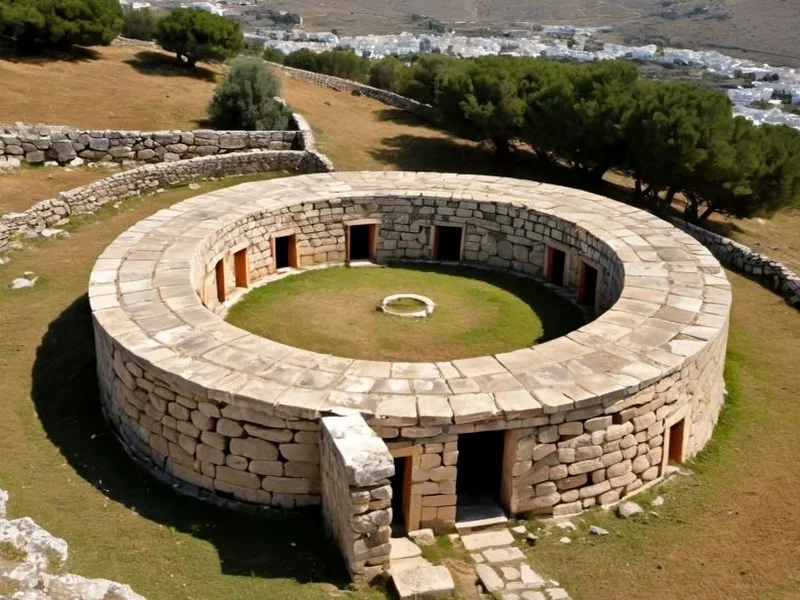 Découverte Archéologique Exceptionnelle en Crète : Un Temple Circulaire Minoen Mis au Jour